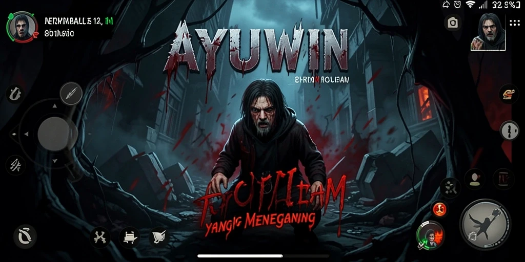 Screenshot gameplay AYUWIN yang menyeramkan dan mendebarkan.