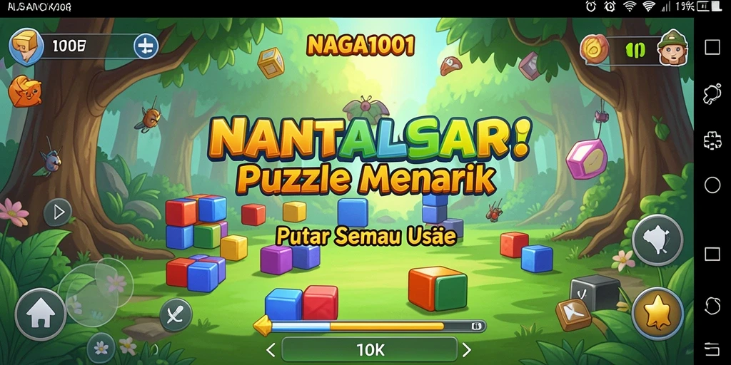 Gameplay seru di NAGA1001 dengan berbagai tantangan Puzzle.