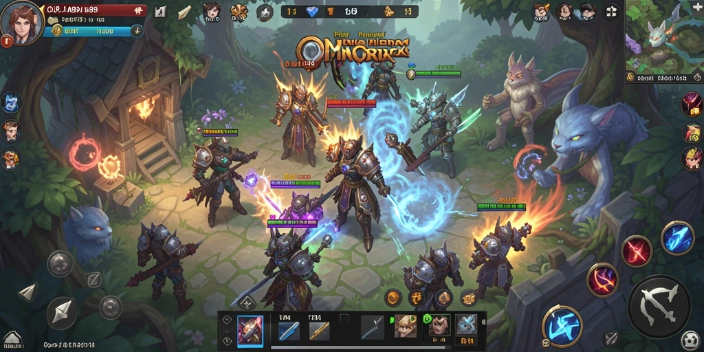 Tampilan gameplay menakjubkan di OJA89 saat berpetualang.