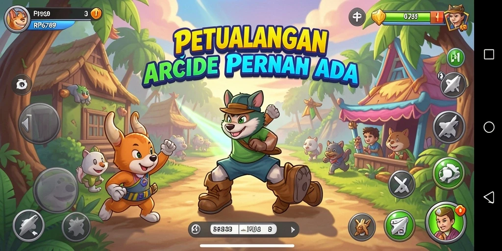 Screenshot menampilkan gameplay seru dan penuh aksi dari RP6789.
