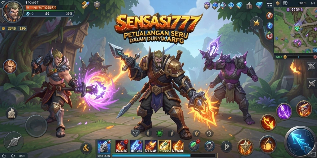 Tampilan gameplay SENSASI777 yang menakjubkan dan aksi seru.